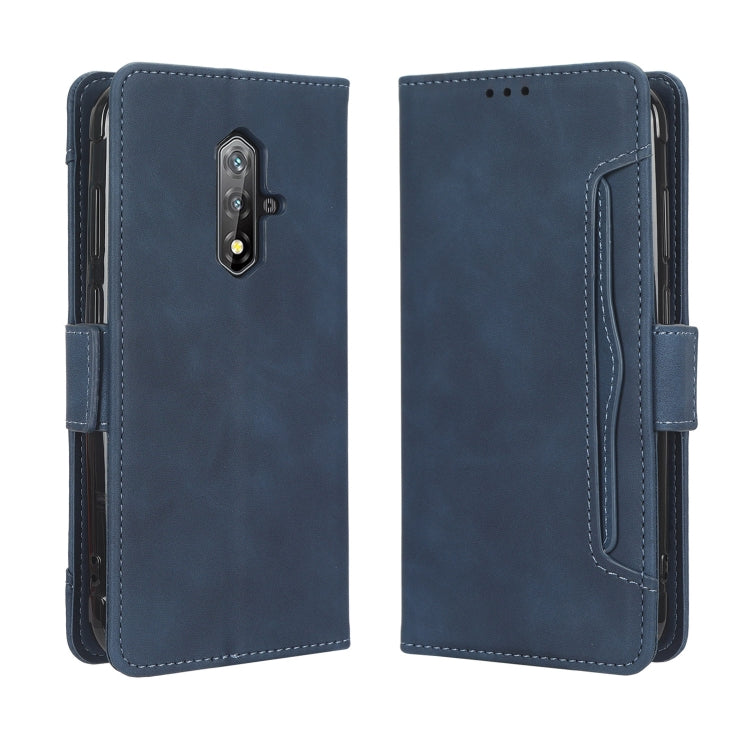For Blackview BV5200 Skin Feel Calf Texture Card Slots Leather Phone Case(Blue) - More Brand by PMC TechLife | Online Shopping South Africa | PMC TechLife | Buy Now Pay Later Mobicred