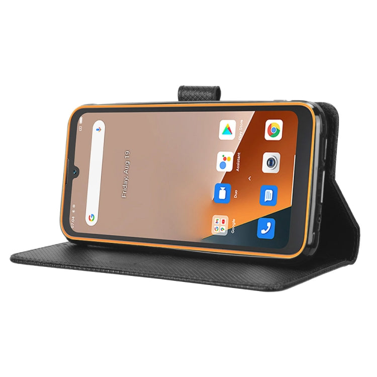 For Blackview BV5200 Diamond Texture Leather Phone Case(Black) - More Brand by PMC TechLife | Online Shopping South Africa | PMC TechLife | Buy Now Pay Later Mobicred