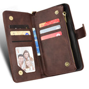 For Doogee S96 Pro Litchi Texture Zipper Leather Phone Case(Brown)