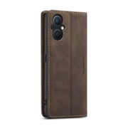 CaseMe 013 Multifunctional Horizontal Flip Leather Phone Case For OPPO Reno7 Z Global/Reno7 Lite Global/Reno8 Lite Global/F21 Pro 5G Global/Reno8 Z Global(Coffee)