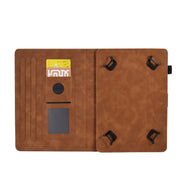 For 8 inch Tablets Tower Embossed Leather Tablet Case(Brown)