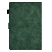 For 10 inch Tablets Tower Embossed Leather Tablet Case(Green)