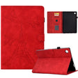 For Huawei MatePad T 10s Tower Embossed Leather Tablet Case(Red) - Huawei by PMC TechLife | Online Shopping South Africa | PMC TechLife | Buy Now Pay Later Mobicred