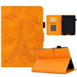 For Amazon Kindle Paperwhite 5 Tower Embossed Leather Smart Tablet Case(Khaki) - Amazon by PMC TechLife | Online Shopping South Africa | PMC TechLife | Buy Now Pay Later Mobicred