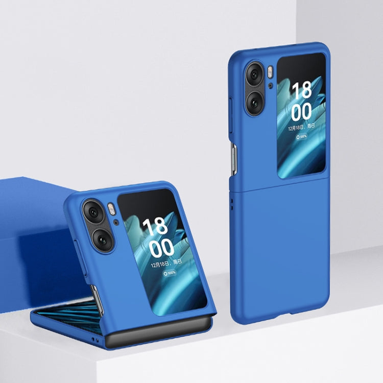 For OPPO Find N2 Flip Skin Feel PC Phone Case(Blue) - Find N2 Flip Cases by PMC TechLife | Online Shopping South Africa | PMC TechLife | Buy Now Pay Later Mobicred