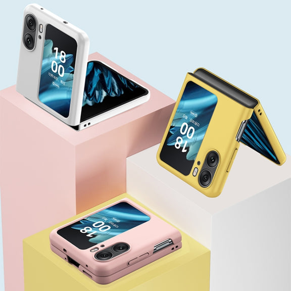 For OPPO Find N2 Flip Skin Feel PC Phone Case(Blue)