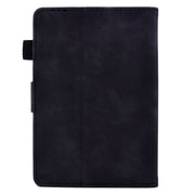 For Amazon Kindle Youth Version 2022 Embossed Smile Flip Tablet Leather Smart Case(Black)