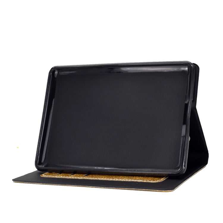 For Amazon Kindle Youth Version 2022 Varnish Glitter Powder Smart Leather Tablet Case(Yellow) - Amazon by PMC TechLife | Online Shopping South Africa | PMC TechLife | Buy Now Pay Later Mobicred