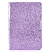 For Amazon Kindle Youth Version 2022 Varnish Glitter Powder Smart Leather Tablet Case(Purple)
