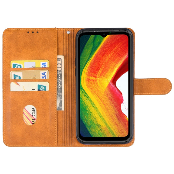 For Ulefone Power Armor 19 Leather Phone Case(Brown)