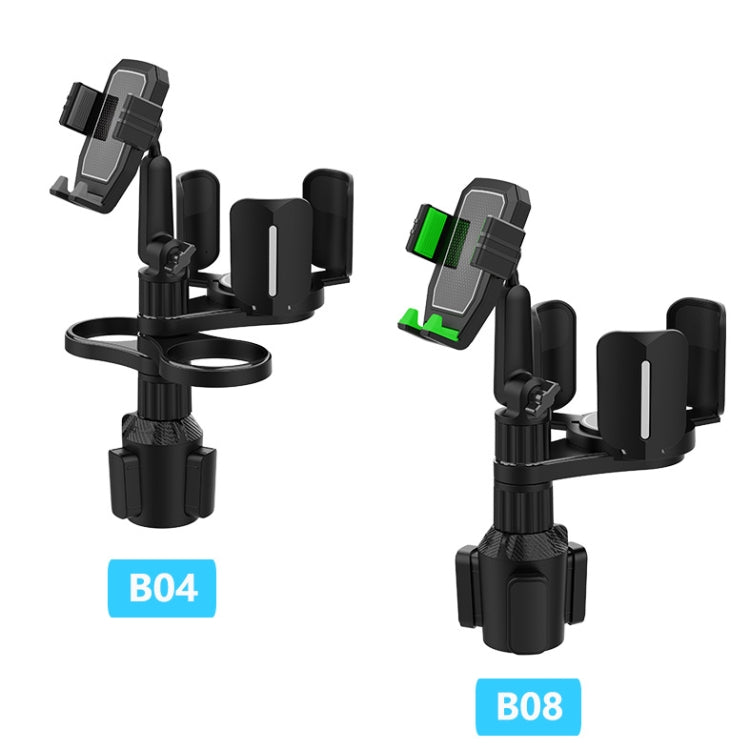 B08 Car Drink Water Cup Mobile Phone Holder(Green) - Car Drink Holders by PMC TechLife | Online Shopping South Africa | PMC TechLife | Buy Now Pay Later Mobicred