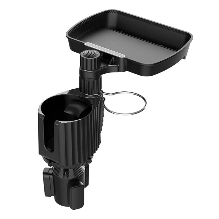 A09 Car Drink Water Cup Holder 360 Degree Rotating Dinner Plate(Black) - Car Drink Holders by PMC TechLife | Online Shopping South Africa | PMC TechLife | Buy Now Pay Later Mobicred