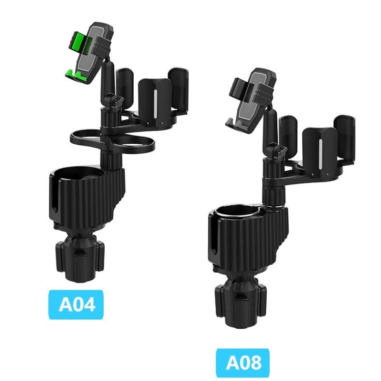 A08 Car Drink Water Cup Mobile Phone Holder(Green) - Car Drink Holders by PMC TechLife | Online Shopping South Africa | PMC TechLife | Buy Now Pay Later Mobicred