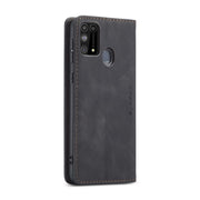 For Galaxy M31 CaseMe-013 Multifunctional Horizontal Flip Leather Case with Card Slot & Holder & Wallet(Black)