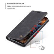 For Galaxy M31 CaseMe-013 Multifunctional Horizontal Flip Leather Case with Card Slot & Holder & Wallet(Black)
