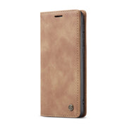 For Galaxy M31 CaseMe-013 Multifunctional Horizontal Flip Leather Case with Card Slot & Holder & Wallet(Brown)