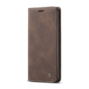 For Galaxy M31 CaseMe-013 Multifunctional Horizontal Flip Leather Case with Card Slot & Holder & Wallet(Coffee)