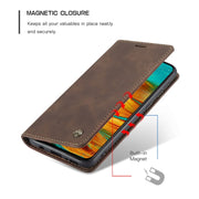 For Galaxy M31 CaseMe-013 Multifunctional Horizontal Flip Leather Case with Card Slot & Holder & Wallet(Coffee)