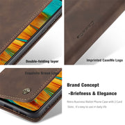For Galaxy M31 CaseMe-013 Multifunctional Horizontal Flip Leather Case with Card Slot & Holder & Wallet(Coffee)
