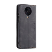 For Xiaomi Redmi K30 Pro CaseMe-013 Multifunctional Horizontal Flip Leather Case with Card Slot & Holder & Wallet(Black)