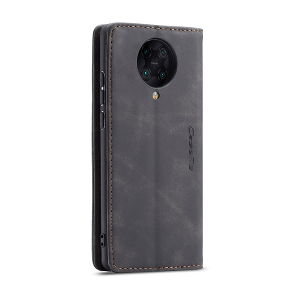 For Xiaomi Redmi K30 Pro CaseMe-013 Multifunctional Horizontal Flip Leather Case with Card Slot & Holder & Wallet(Black)