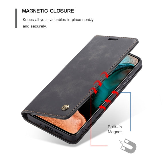 For Xiaomi Redmi K30 Pro CaseMe-013 Multifunctional Horizontal Flip Leather Case with Card Slot & Holder & Wallet(Black)