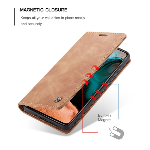 For Xiaomi Redmi K30 Pro CaseMe-013 Multifunctional Horizontal Flip Leather Case with Card Slot & Holder & Wallet(Brown)