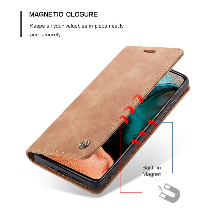 For Xiaomi Redmi K30 Pro CaseMe-013 Multifunctional Horizontal Flip Leather Case with Card Slot & Holder & Wallet(Brown)