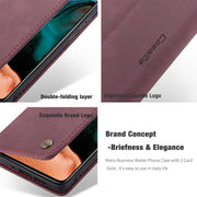 For Xiaomi Redmi K30 Pro CaseMe-013 Multifunctional Horizontal Flip Leather Case with Card Slot & Holder & Wallet(Wine Red)