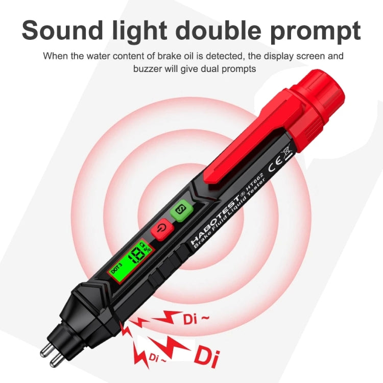 HABOTEST HT662 Car Motorcycle Brake Fluid Test Pen - Electronic Test by HABOTEST | Online Shopping South Africa | PMC TechLife | Buy Now Pay Later Mobicred