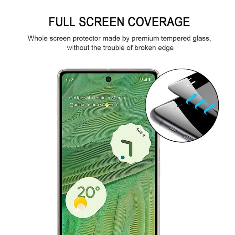 For Google Pixel 7 Full Glue Full Cover Screen Protector Tempered Glass Film - free shipping - PMC TechLife - Order now!