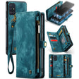 For Samsung Galaxy A51 CaseMe-008 Detachable Multifunctional Flip Leather Phone Case(Blue) - free shipping - PMC Jewellery - Order now!