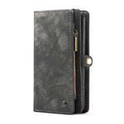 For Galaxy A71 CaseMe Detachable Multifunctional Horizontal Flip Leather Case, with Card Slot & Holder & Zipper Wallet & Photo Frame(Black)