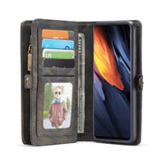 For Galaxy A71 CaseMe Detachable Multifunctional Horizontal Flip Leather Case, with Card Slot & Holder & Zipper Wallet & Photo Frame(Black)