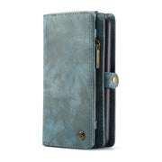 For Galaxy A71 CaseMe Detachable Multifunctional Horizontal Flip Leather Case, with Card Slot & Holder & Zipper Wallet & Photo Frame(Blue)
