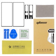 For Google Pixel 7 Pro 2pcs Full Glue Tempered Glass Full Film with 2pcs Aluminum Lens Film Set