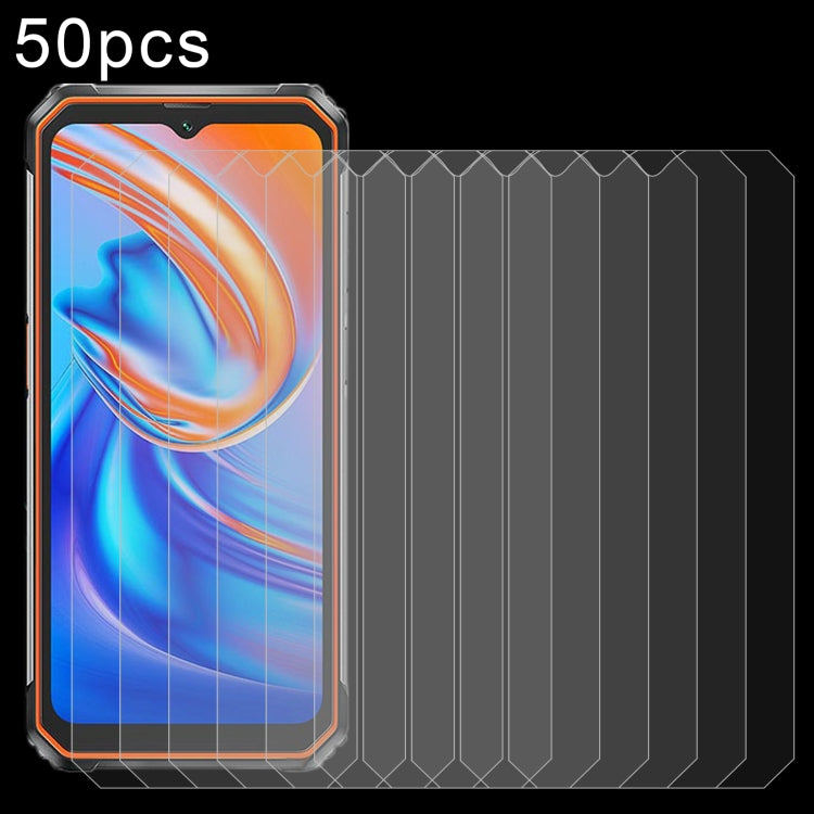 For Blackview BV9200 50 PCS 0.26mm 9H 2.5D Tempered Glass Film - For Blackview by PMC TechLife | Online Shopping South Africa | PMC TechLife | Buy Now Pay Later Mobicred