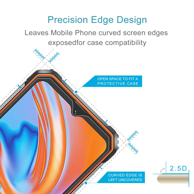 For Blackview BV9200 50 PCS 0.26mm 9H 2.5D Tempered Glass Film - For Blackview by PMC TechLife | Online Shopping South Africa | PMC TechLife | Buy Now Pay Later Mobicred