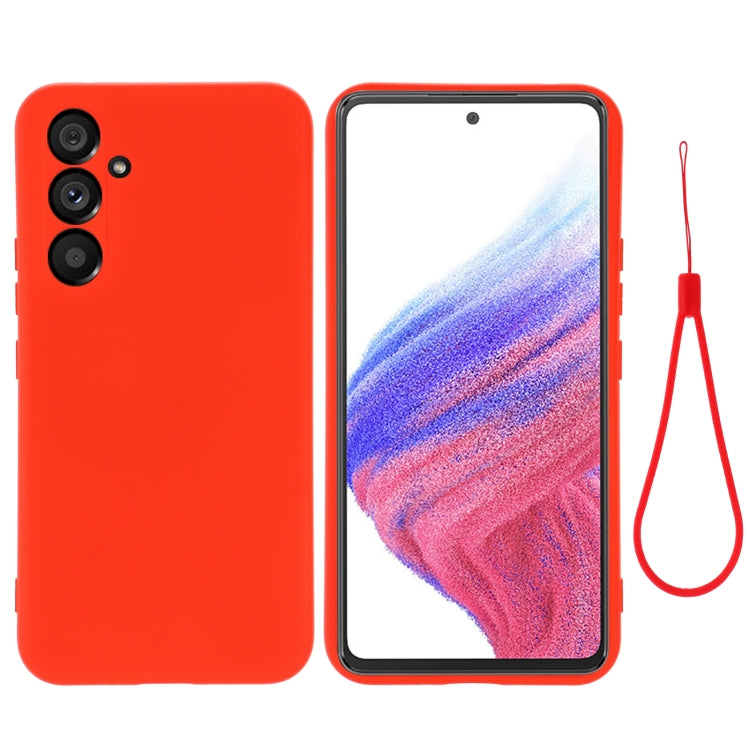 For Samsung Galaxy A54 5G Solid Color Liquid Silicone Dropproof Full Coverage Phone Case(Red) - free shipping - PMC TechLife - Order now!