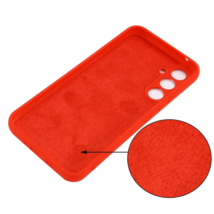 For Samsung Galaxy A54 5G Solid Color Liquid Silicone Dropproof Full Coverage Phone Case(Red) - free shipping - PMC TechLife - Order now!