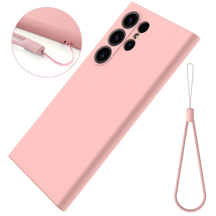 For Samsung Galaxy S24 Ultra 5G Solid Color Liquid Silicone Dropproof Full Coverage Phone Case(Pink) - free shipping - PMC TechLife - Order now!