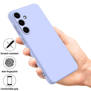 For Samsung Galaxy S25 5G Color Liquid Silicone Phone Case(Purple)