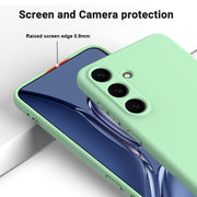 For Samsung Galaxy S25+ 5G Color Liquid Silicone Phone Case(Green)