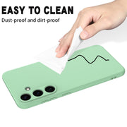 For Samsung Galaxy S25+ 5G Color Liquid Silicone Phone Case(Green)