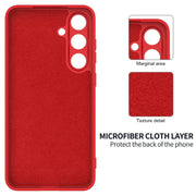 For Samsung Galaxy S25+ 5G Color Liquid Silicone Phone Case(Red)