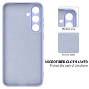 For Samsung Galaxy S25+ 5G Color Liquid Silicone Phone Case(Purple)