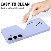 For Samsung Galaxy S25+ 5G Color Liquid Silicone Phone Case(Purple)