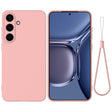 For Samsung Galaxy S25+ 5G Color Liquid Silicone Phone Case(Pink) - Galaxy S25+ 5G Cases by PMC Jewellery | Online Shopping South Africa | PMC Jewellery | Buy Now Pay Later Mobicred
