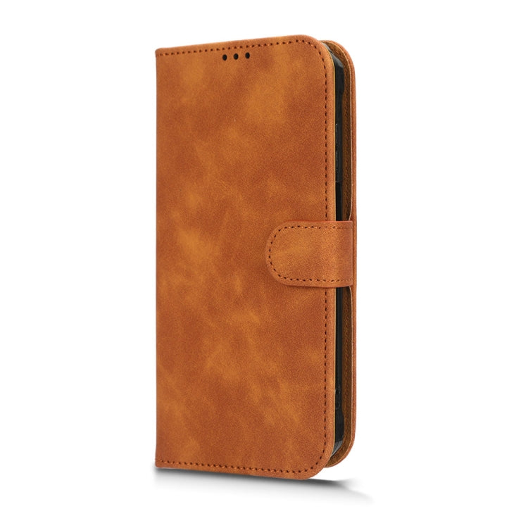 For Blackview BV7200 Skin Feel Magnetic Flip Leather Phone Case(Brown) - More Brand by PMC TechLife | Online Shopping South Africa | PMC TechLife | Buy Now Pay Later Mobicred