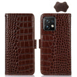 For Motorola Moto X40 Pro Crocodile Top Layer Cowhide Leather Phone Case(Brown) - Motorola Cases by PMC TechLife | Online Shopping South Africa | PMC TechLife | Buy Now Pay Later Mobicred